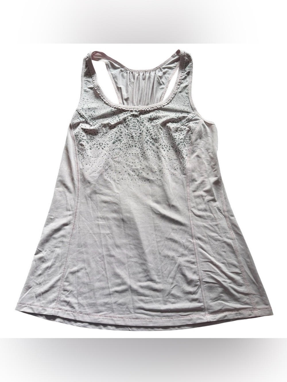 Lululemon No Limit Tank Light Pink Size 6 - Excellent Used Condition